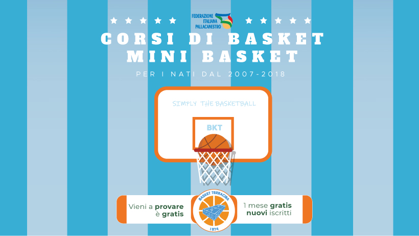 corsi di mini basket